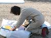 Pat pr�pare pour le breifing